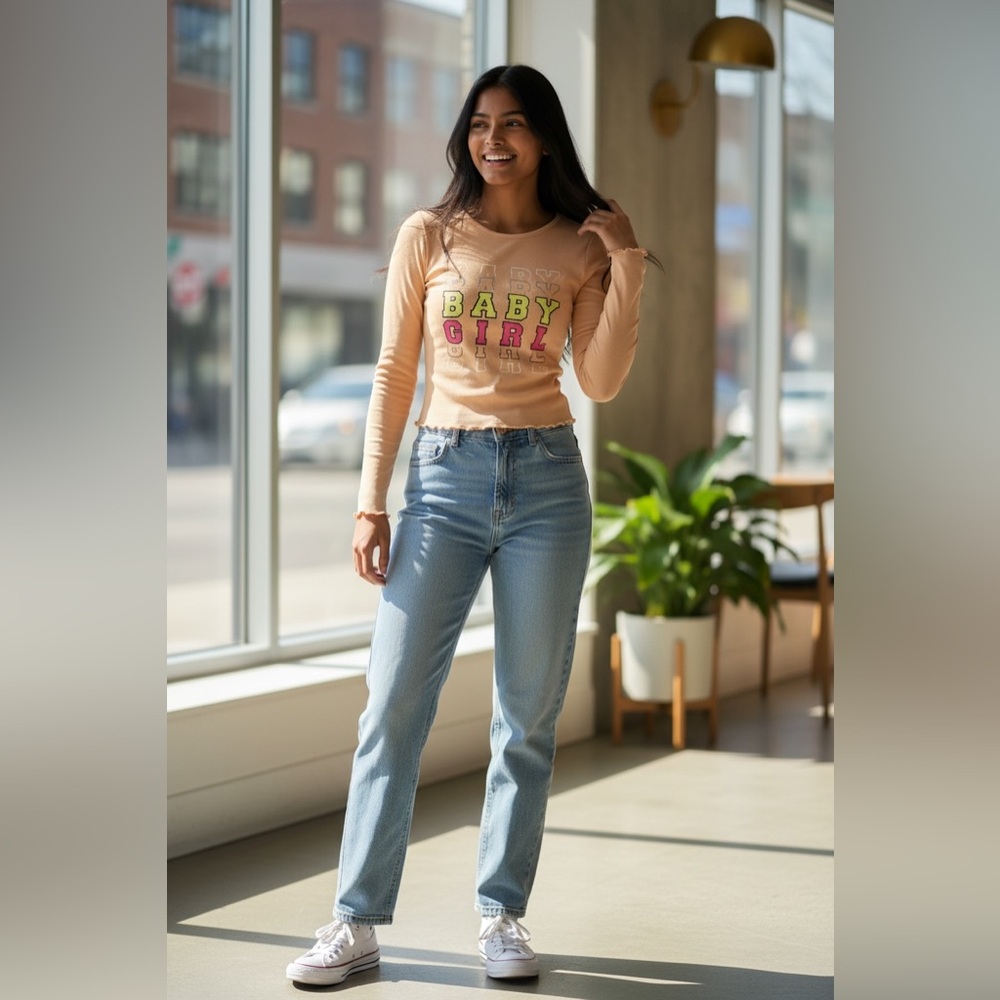 (HEARTS COLLECTION) Baby girl crop top